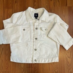 GAP White Jean Jacket Classic Denim Style